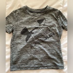 Like new boys 2T grey short sleeve Under Armour tee shirt